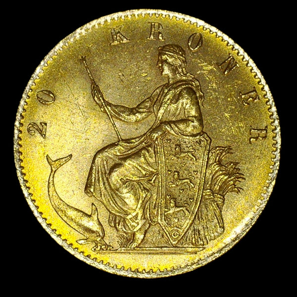 Denmark. 20 Kroner. 1876