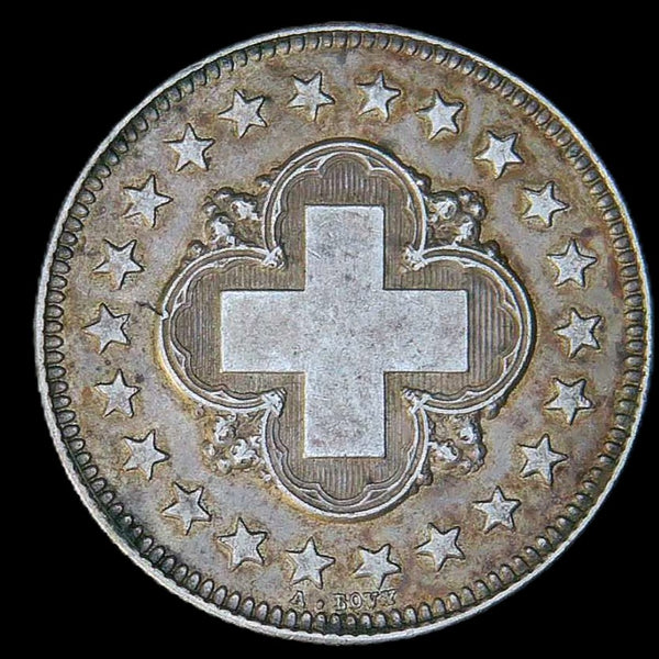 Switzerland. Pattern 2 Francs. 1860