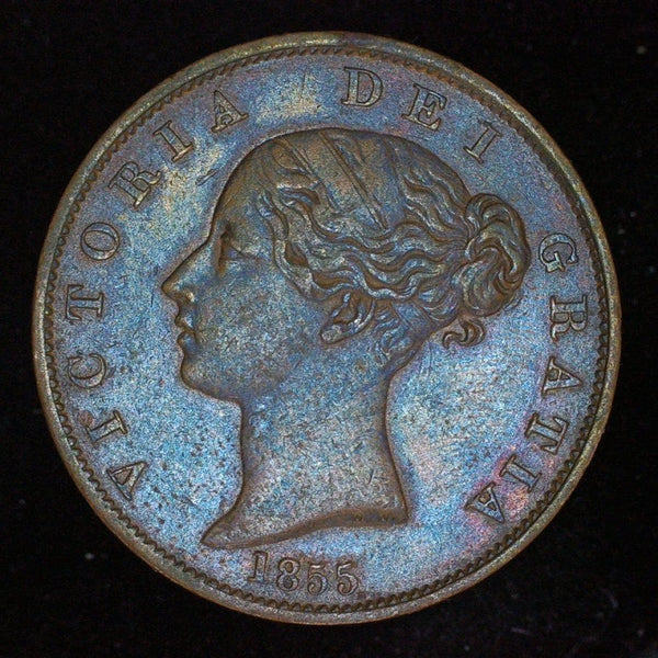 Victoria. Halfpenny. 1855