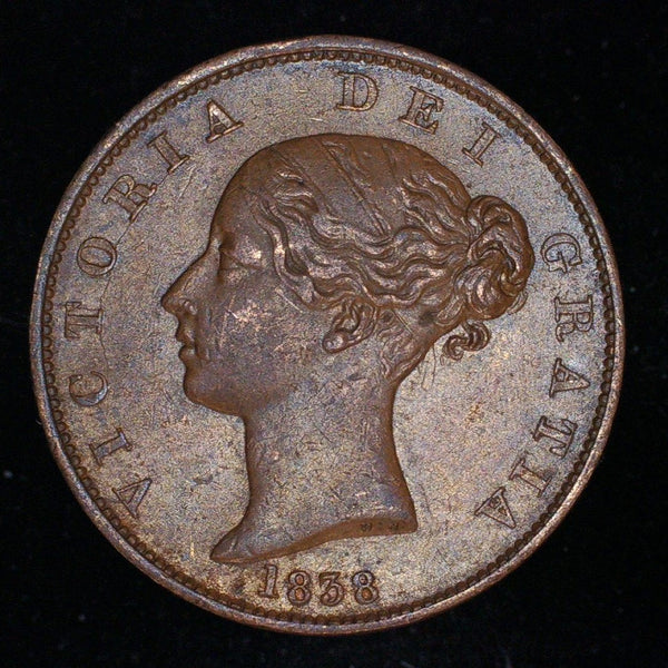 Victoria. Halfpenny. 1838