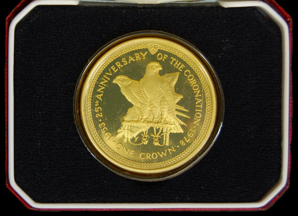 Isle of Man. Silver proof crown. 1978