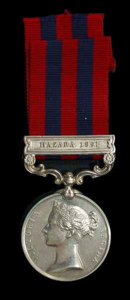 India General Service 1854-95, Hazara 1891. Doyle. R.W. Fus