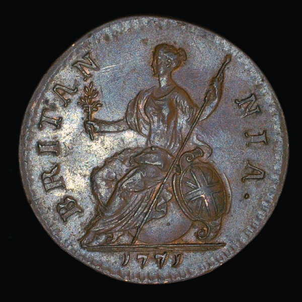 George III. Halfpenny. 1771