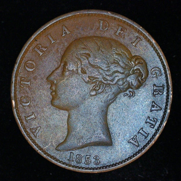 Victoria. Halfpenny. 1853. A selection.