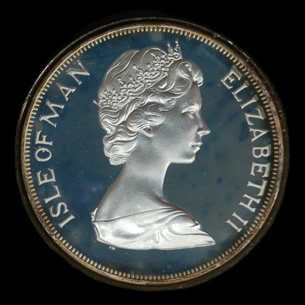 Isle of Man. Silver proof crown. 1978