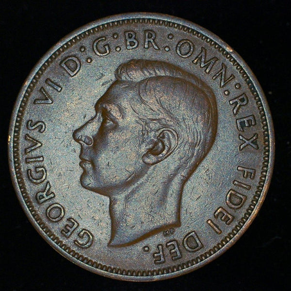 George VI. Penny. 1951