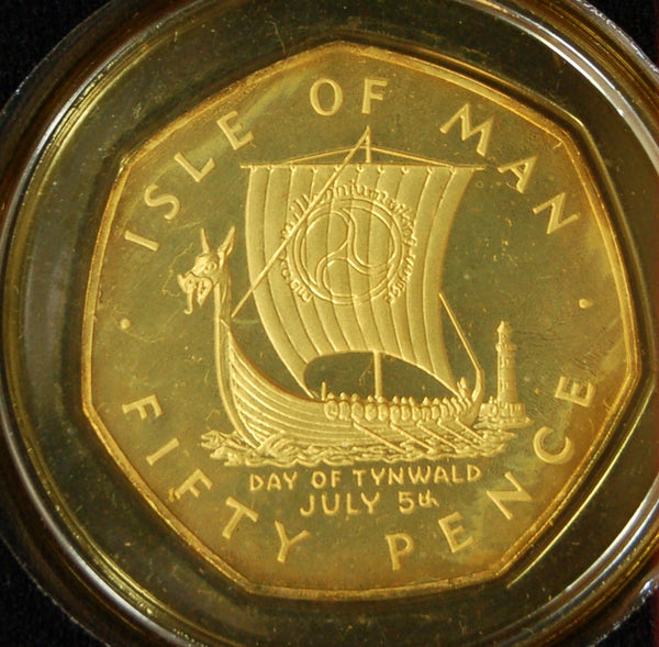 Isle of Man. Proof silver 50 pence. 1979