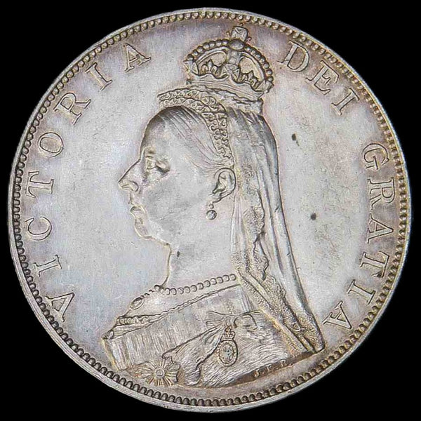 Victoria. Double Florin. 1887. Arabic 1. A selection.
