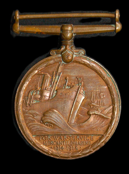 WW1. Mercantile Marine War Medal 1914-19 Hewett