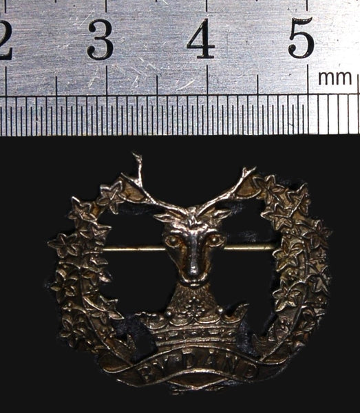 WW1 period Gordon Highlanders silver sweetheart brooch.
