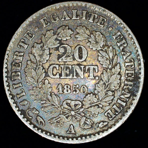France. 20 Centimes. 1850 A