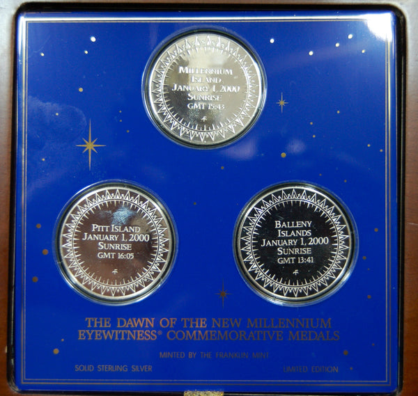 The Dawn of the Millennium Eyewitness Silver Commemorative Set