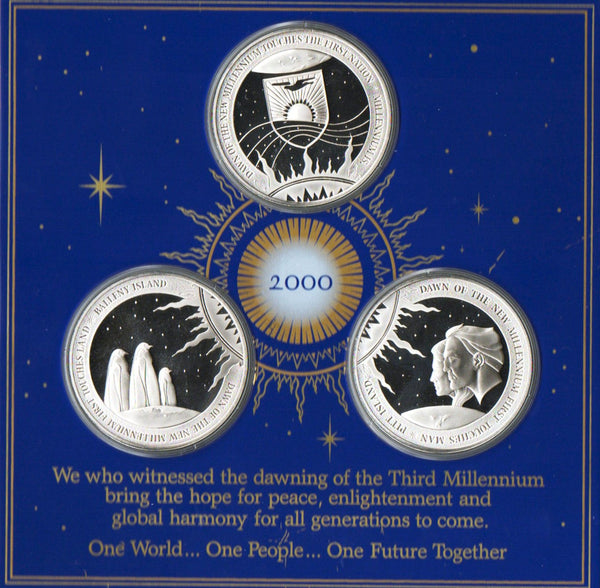 The Dawn of the Millennium Eyewitness Silver Commemorative Set