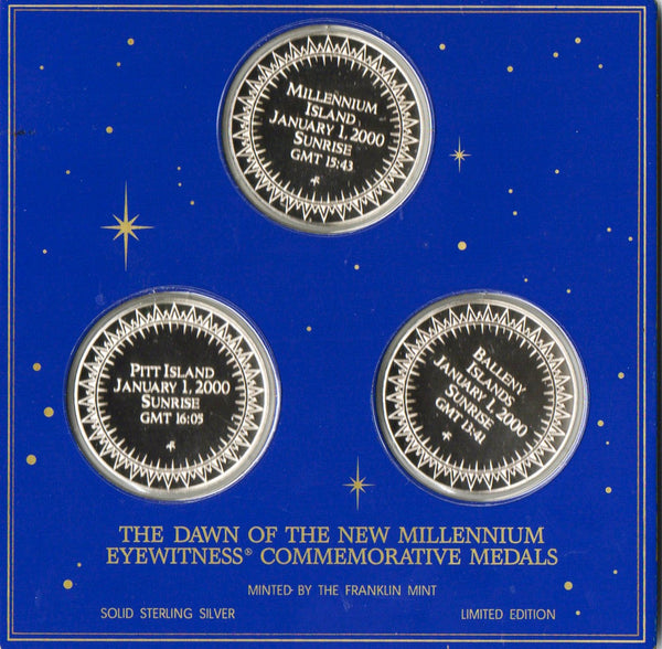 The Dawn of the Millennium Eyewitness Silver Commemorative Set