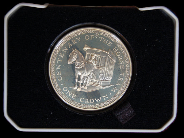 Isle of Man. Silver proof Crown. 1976