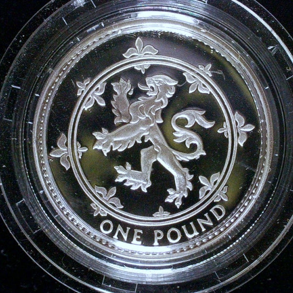 Royal Mint. Silver proof One Pound coins. A selection