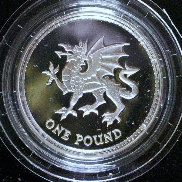 Royal Mint. Silver proof One Pound coins. A selection
