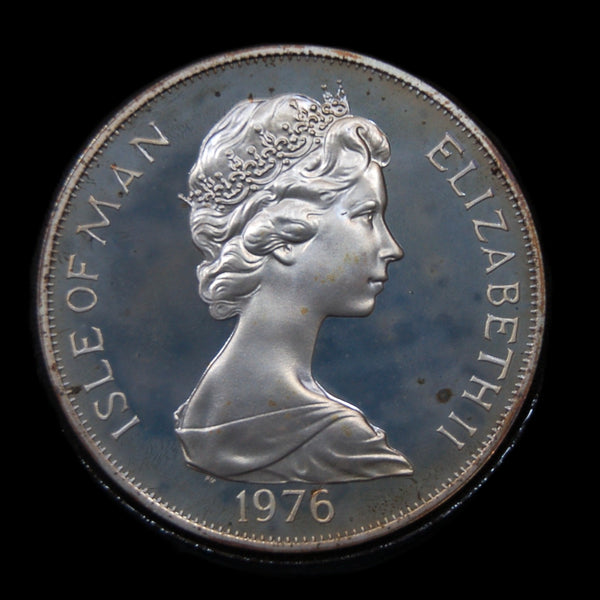 Isle of Man. Silver proof Crown. 1976