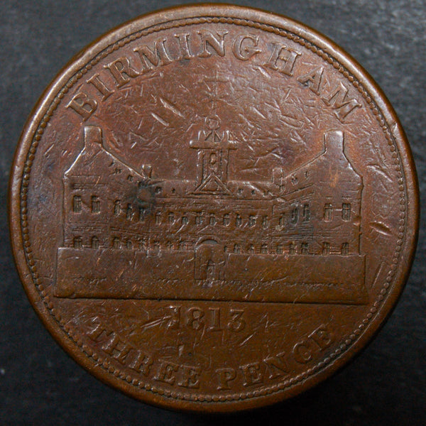 Birmingham. Three Pence token. 1813