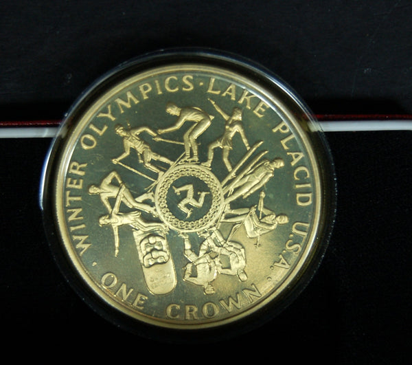 Isle of Man. Proof silver Crown. 1980.
