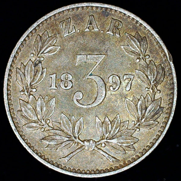 South Africa. Three Pence. 1897