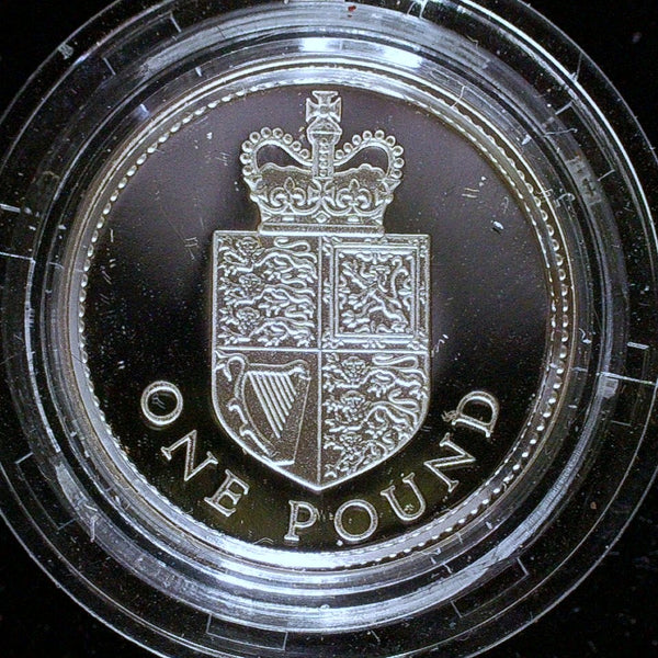 Royal Mint. Silver proof One Pound coins. A selection