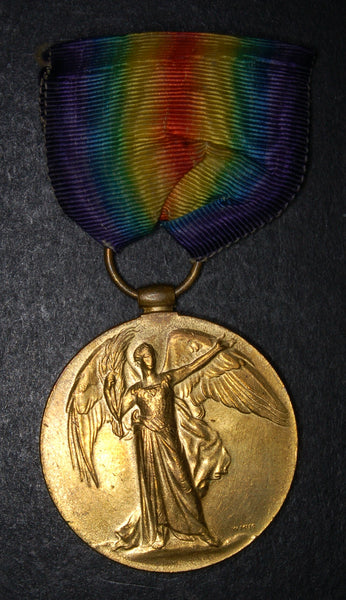 WW1. Victory medal. Heather. R.A.