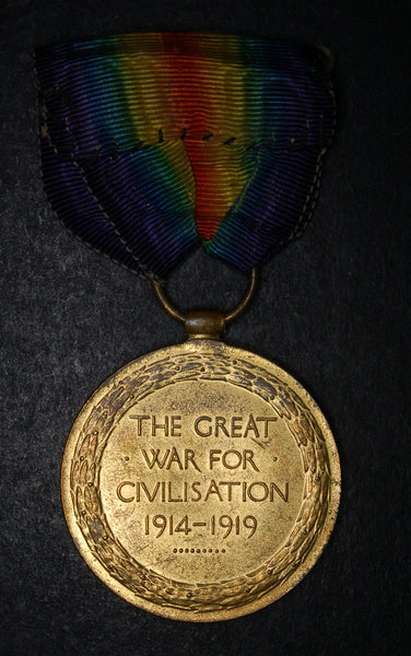 WW1. Victory medal. Heather. R.A.