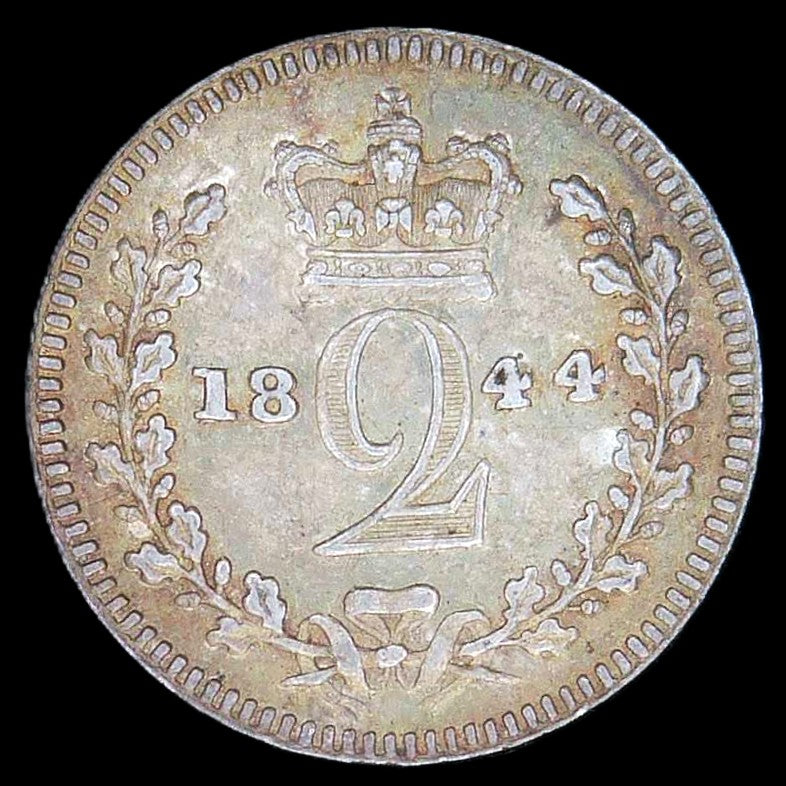 Victoria. Maundy Twopence. 1844.