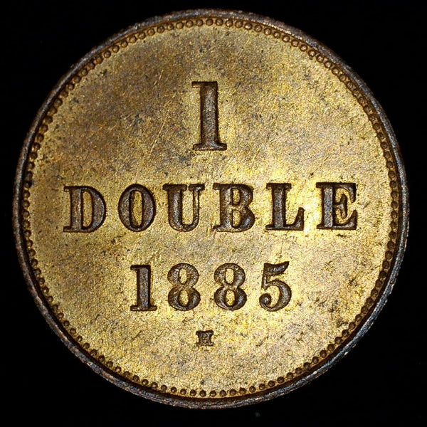 Guernsey 1 Double. 1885 H