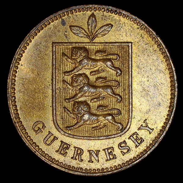 Guernsey 1 Double. 1885 H