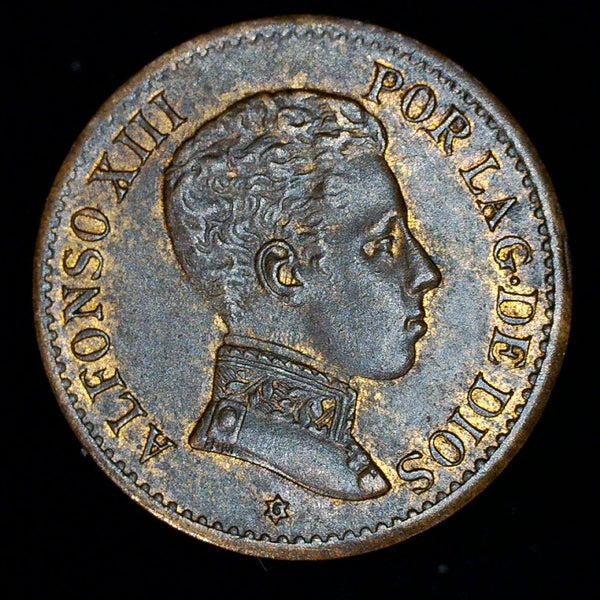 Spain. One Centimo. 1906