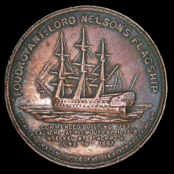 Nelson. Flagship medal. 1897