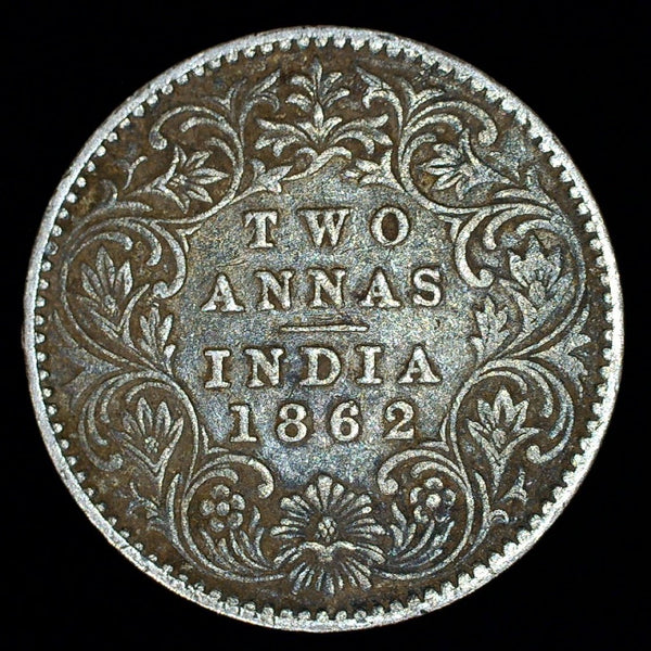 India. 2 Annas. 1862