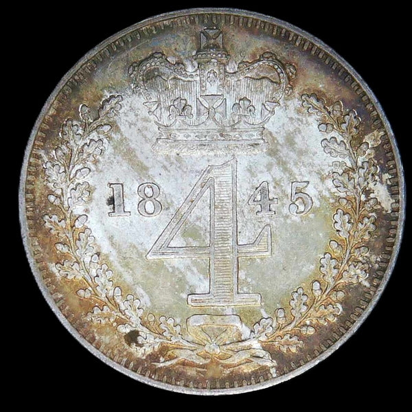 Victoria. Maundy Fourpence. 1845