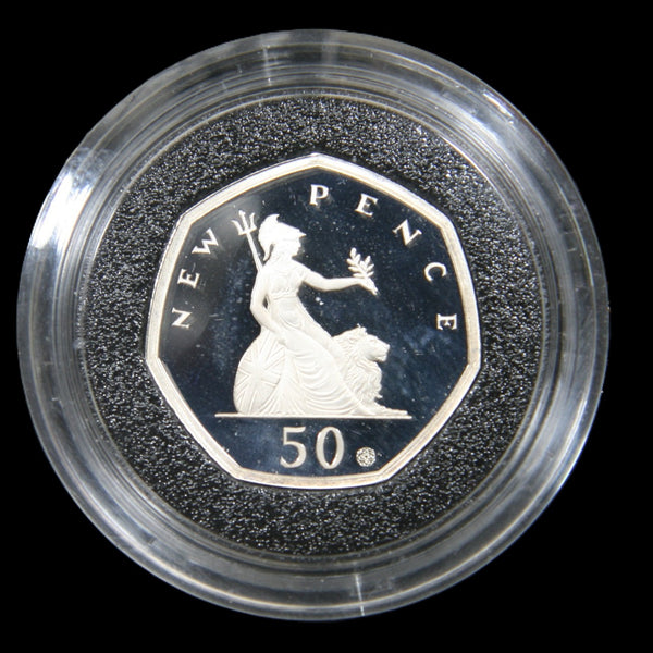 Elizabeth II. Royal Mint Silver Proof 50p. 2019