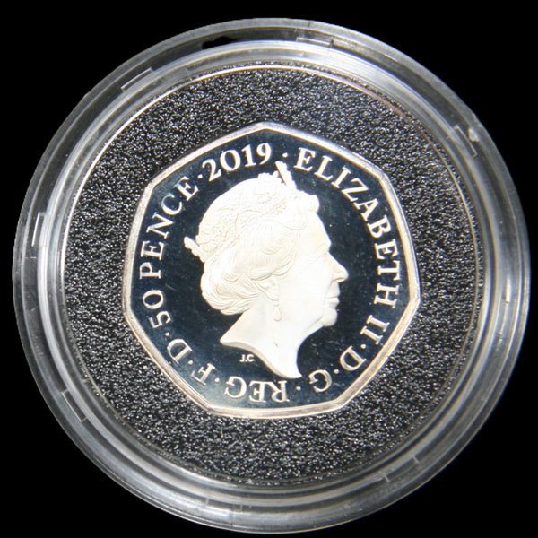 Elizabeth II. Royal Mint Silver Proof 50p. 2019