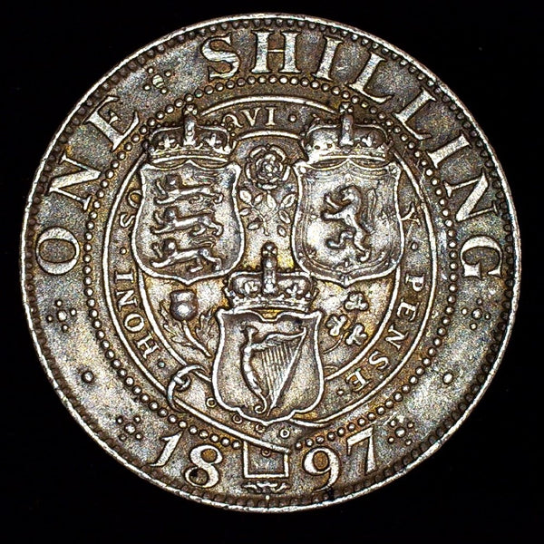 Victoria. Shilling. 1897. A selection