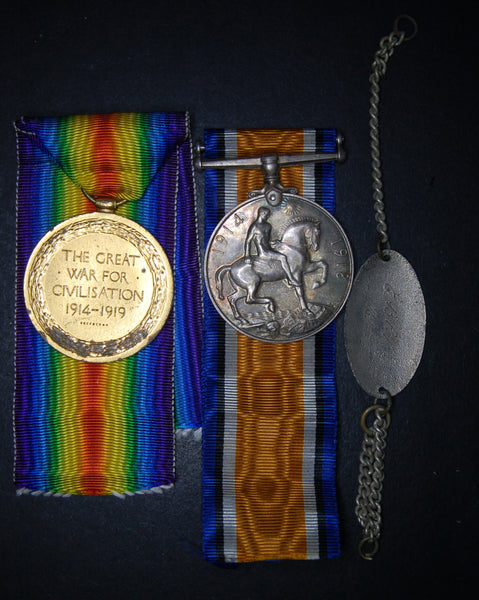 WW1. Pair. Grills. R.A,