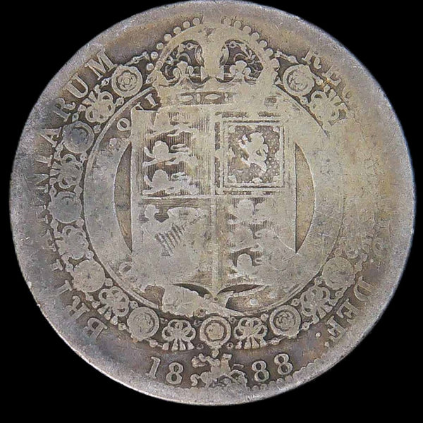 Victoria. Halfcrown. 1888