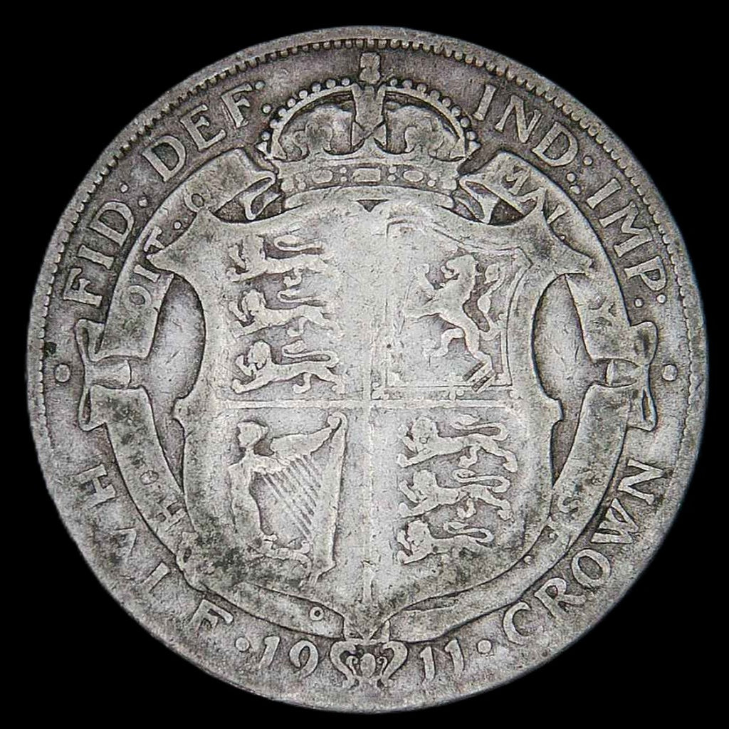 George V. Halfcrown. 1911