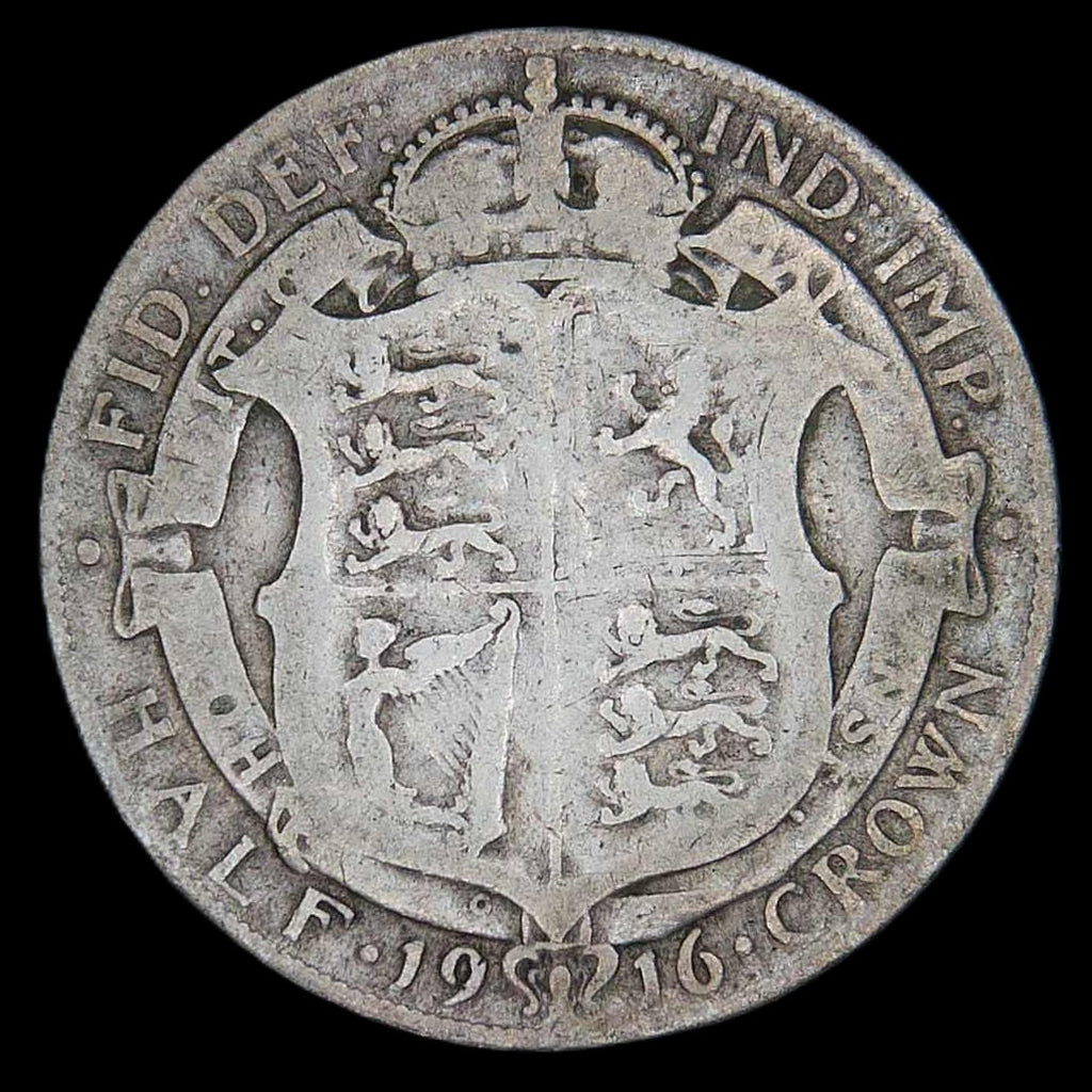 George V. Halfcrown. 1916. A selection.
