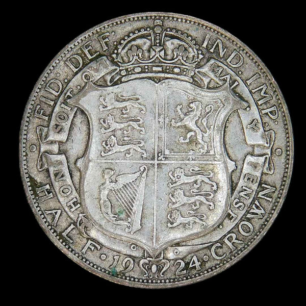 George V. Halfcrown. 1924. a selection.