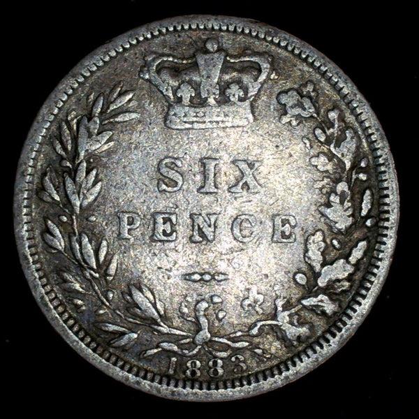 Victoria. Sixpence. 1883. A selection