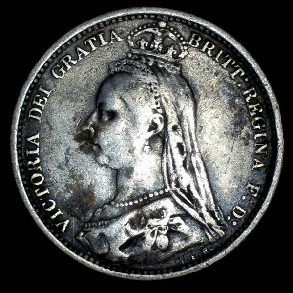 Victoria. Sixpence. 1887. Wreath reverse. A selection.