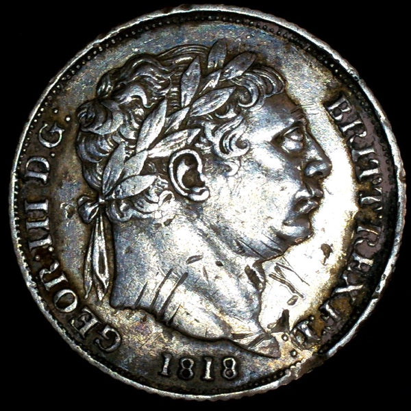 Geprge III. Sixpence. 1818