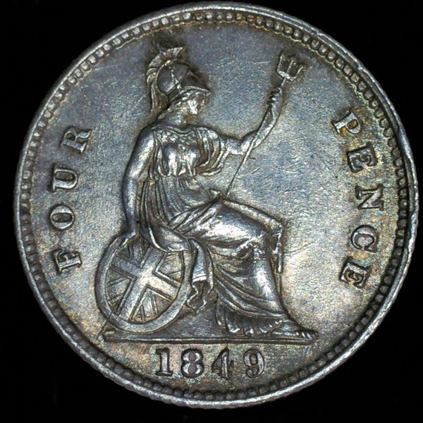 Victoria. Four Pence. 1849