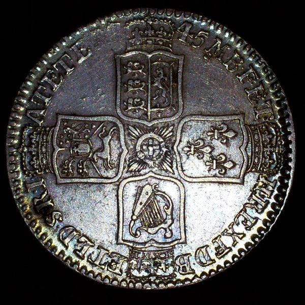 George II. Halfcrown. 1745 Lima