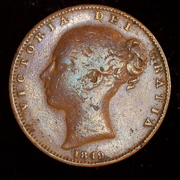 Victoria. Farthing. 1849. a selection.