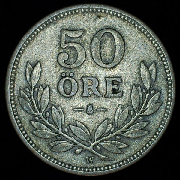 Sweden. 50 Ore. 1912